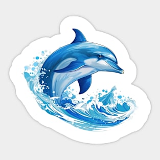 Adorable Dolphin Sticker